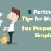 tax preparation tips